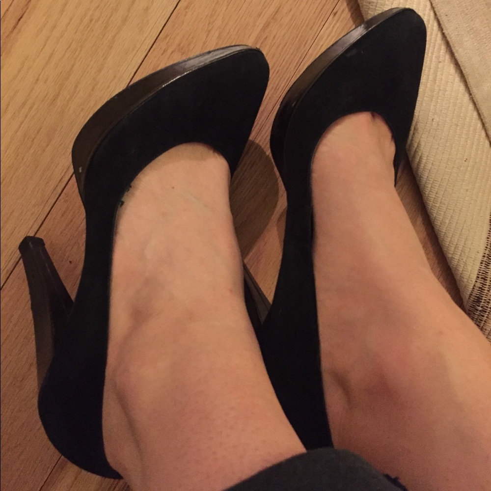 Black high heels